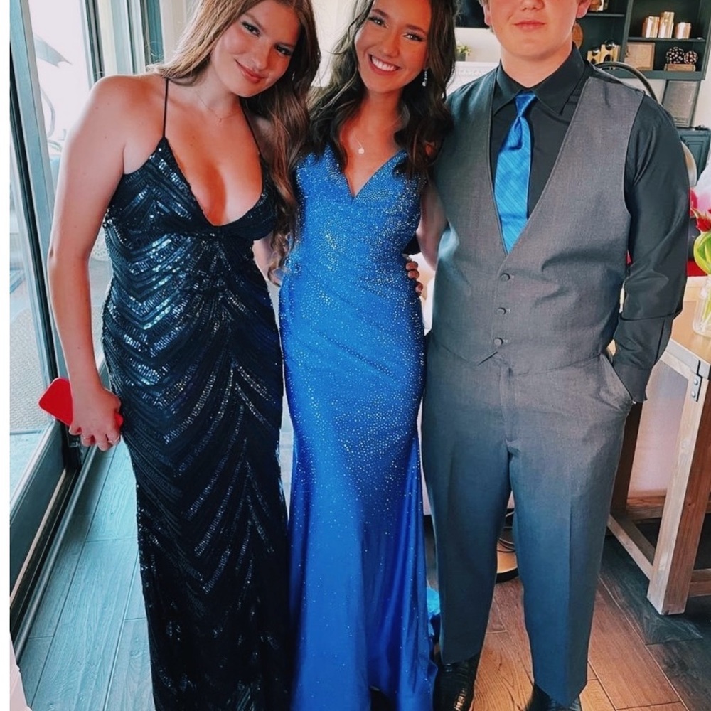 Sherri Hill Royal Blue Formal Dress